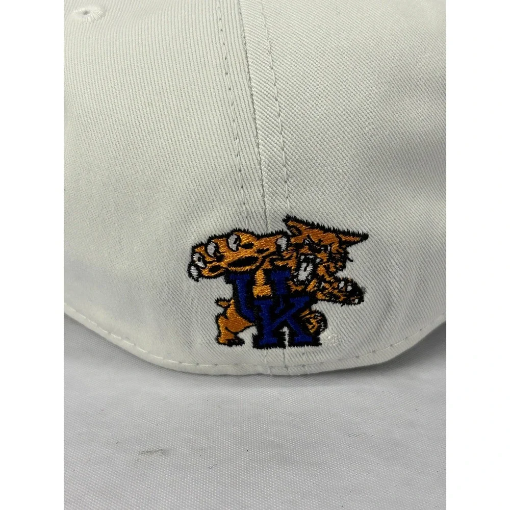 New Era Kentucky Wildcats 59Fifty Fitted Baseball Hat Cap Mens White Blue 7 1/4